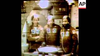 SYND 2-2-74 ASTRONAUTS DISCUSS SPACE TRAVEL