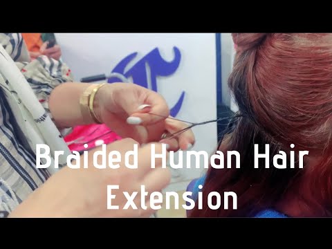 Braided Human Hair Extension| Paano Mag Kabit ng Hair Extension