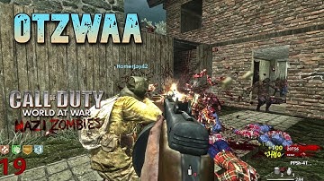 OTZWAA INSANE MAP (secret gun) WAW ZOMBIES CUSTOM MAP ft. @HomerJayyy