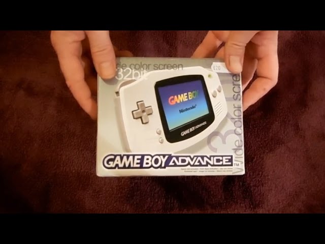 Classic Game Room - NINTENDO GAME BOY ADVANCE review model AGB-001 