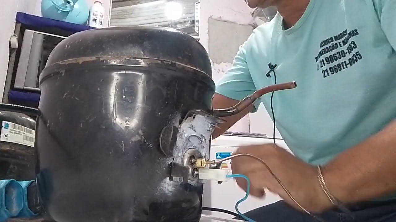 Como fazer ligação direta no motor da geladeira faça você mesmo