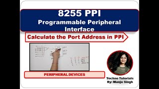 Unit 3 L10.3 | Port Address Calculation in 8255 PPI | Port address Calculation