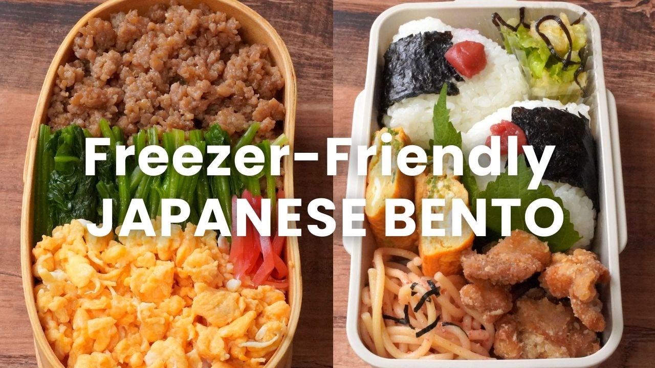 44Easy Japanese Bento Ideas 🍱 | Crispy Chicken Karaage & Soboro Rice ...