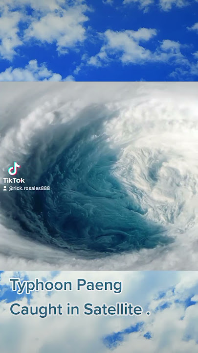 Typhoon Paeng Caught In Satellite 😞😥🇵🇭