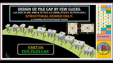 How to Design Five Pile Cap in Excel by Few Clicks.
