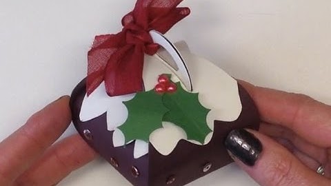 Christmas Pudding made from the Stampin