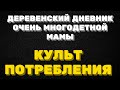 Деревенский дневник очень многодетной мамы. Культ потребителя.