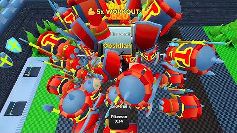 50 Million Strength Castle Only on Strongman Simulator Roblox