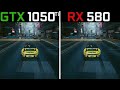 Gtx 1050 ti vs rx 580  test in 15 games in 2024