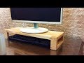 Make a Wooden Monitor Stand