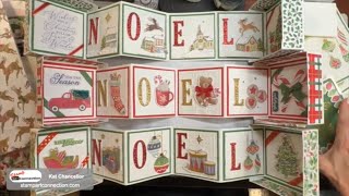 Wow Your Loved Ones With This Large Christmas Concertina Box Card!