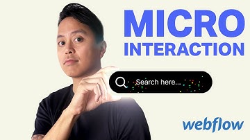 Beginner Webflow Micro Interaction Tutorial