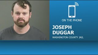 Listen: Joseph Duggar’s jail call after booking