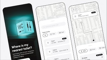Speed UX Design Challenge | Public toilet GPS app