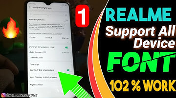 How To Change Font For Realme Device: No Root Required [Hindi] 🔥