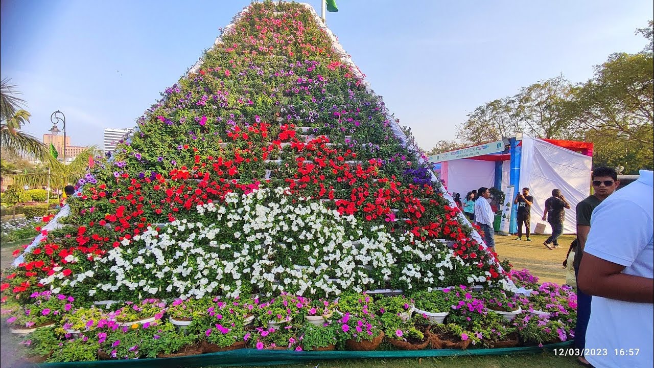 G20 Flower Festival at Connaught Place in Delhi