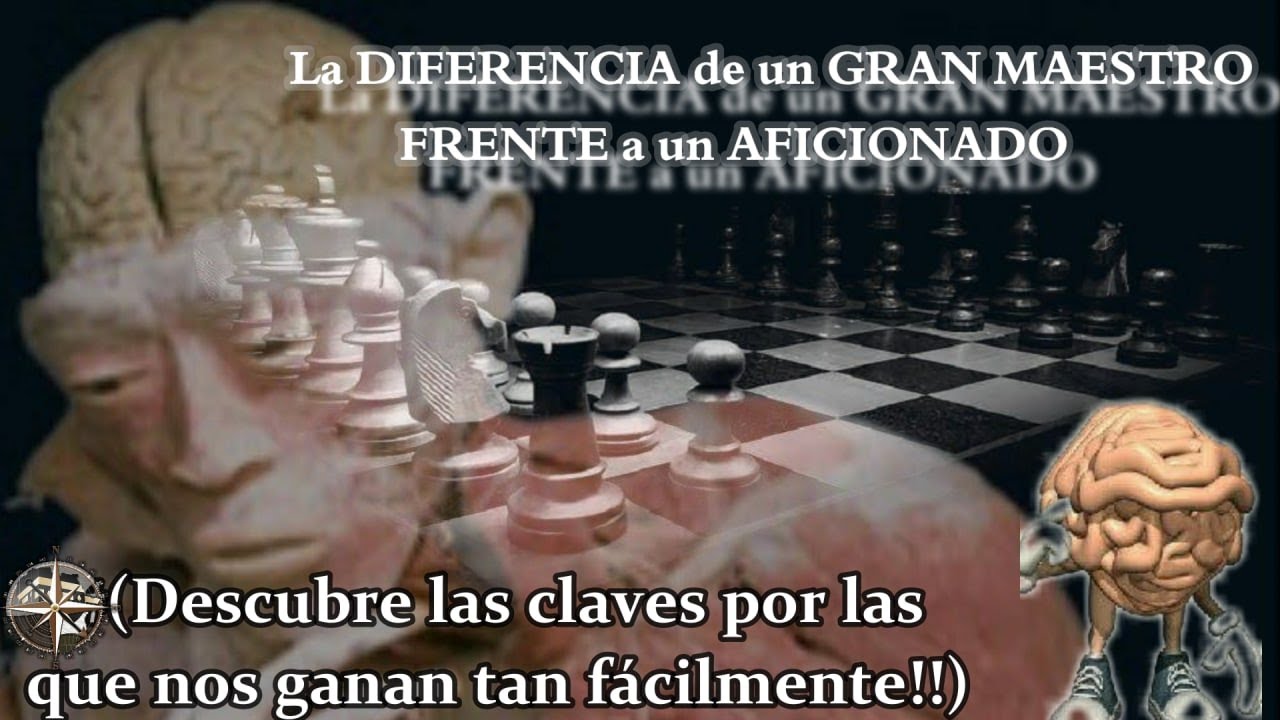 la diferencia de un Gran Maestro de ajedrez frente a un aficionado.
