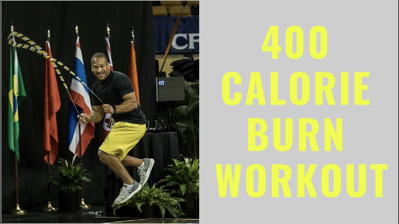 400 Calorie Burn 30 Min Jump Rope Workout YouTube
