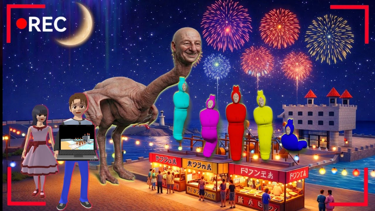 Yuta Mio Panik AYAM BERWAJAH MANUSIA & POCONG  Menguasai Benteng Sakura | Sakura School Simulator