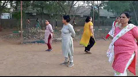 Musical Yoga at samarth jogging track nashik