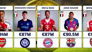 Top 50 Most Valuable Football Players in the World (2025) | Market Values, Wages &amp; Stats