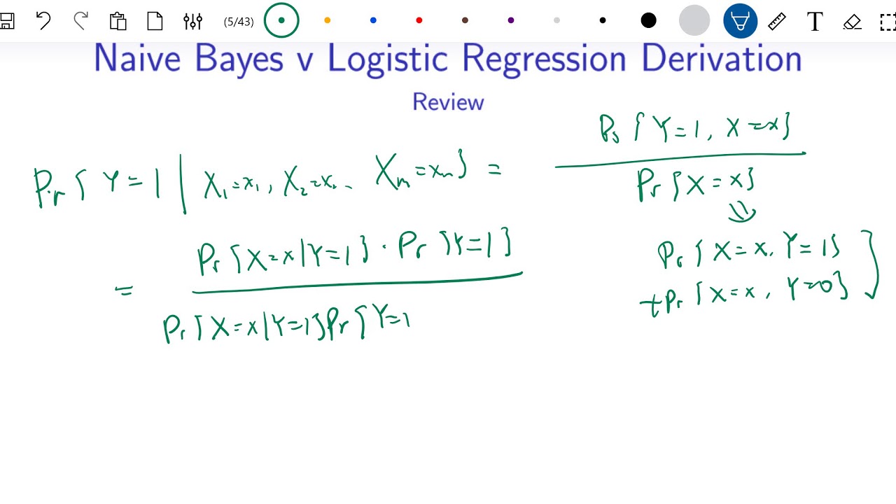 CS540 Lecture 11 Naive Bayes v Logistic Regression - YouTube