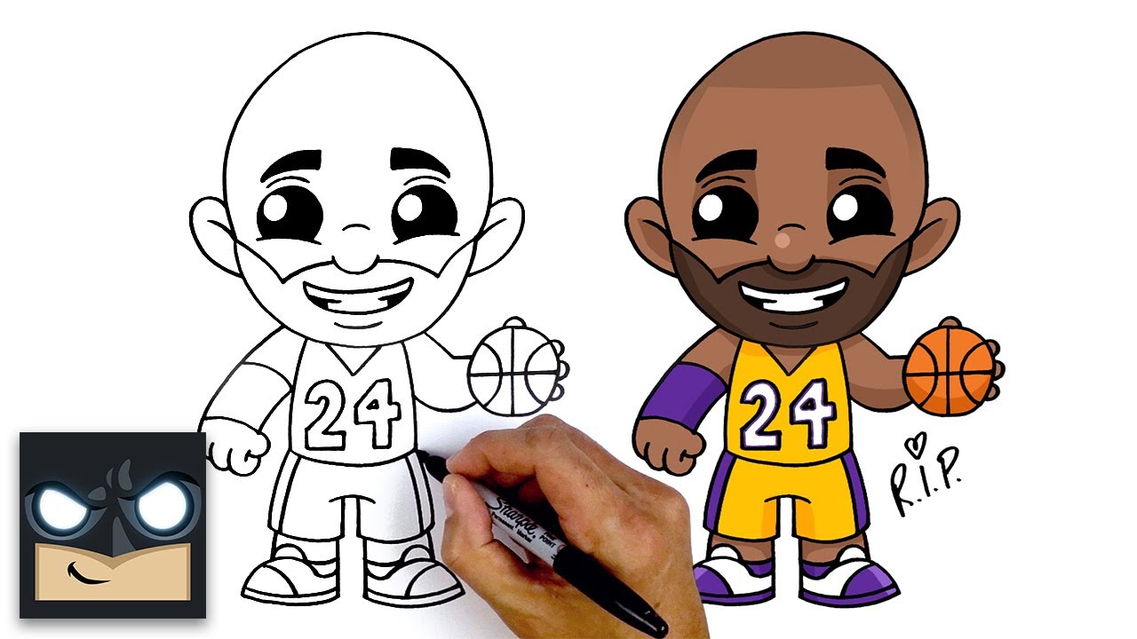 How To Draw Kobe Bryant