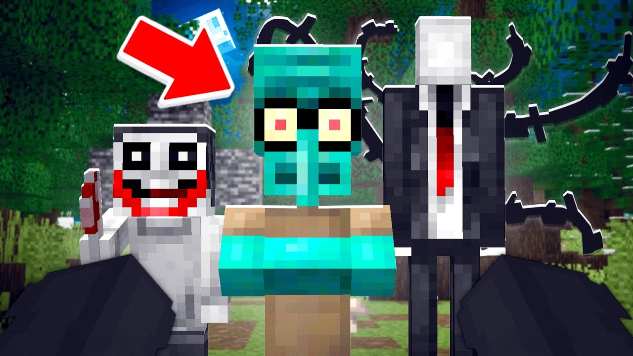 HO AGGIUNTO TUTTE LE CREEPYPASTA AL MIO MONDO DI MINECRAFT E...