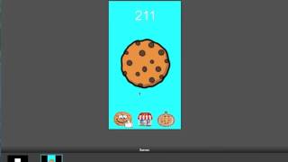 Free Cookie Clickers gamesalad template screenshot 1