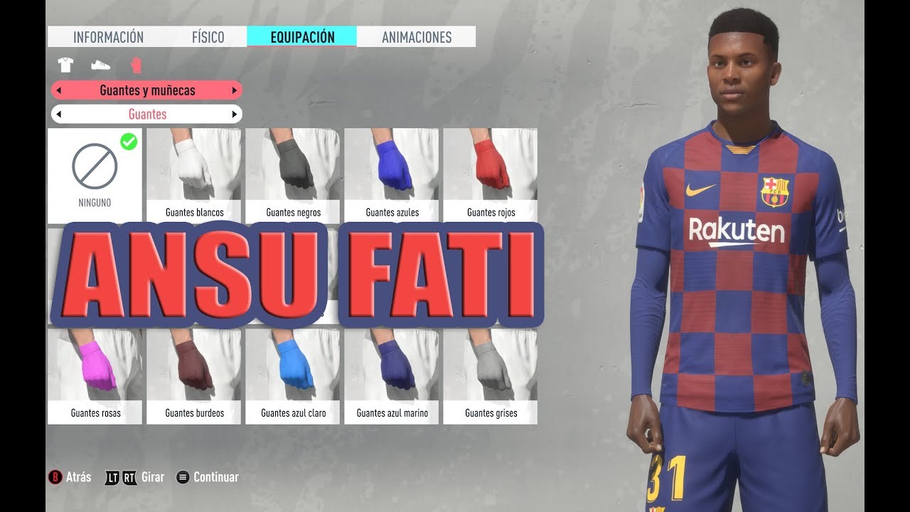 View Ansu Fati Fifa 20 Rating Background