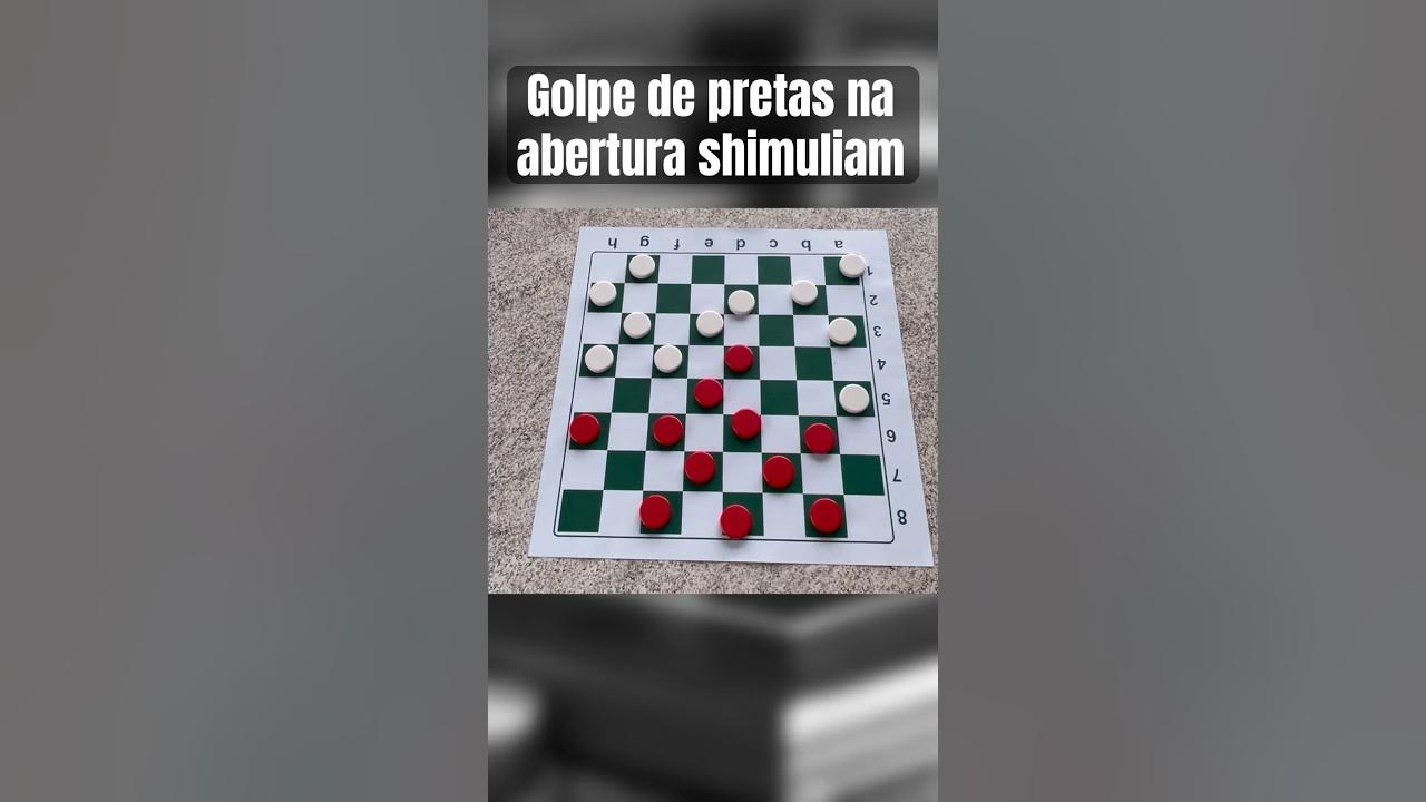 Golpe na Abertura Russa #damas #shashki #draughts #Шашки #checkers