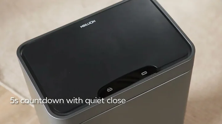 Mbillion Automatic Trash Can Touchless 21 Gallon Motion Sensor Stainless Steel Smart Can With Lid