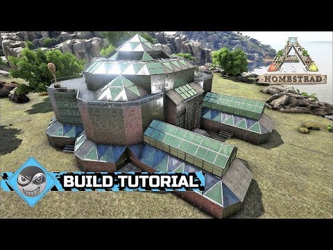 Ark Survival Evolved How to build a Kibble Farm   Homestead Build tutorial No Mods