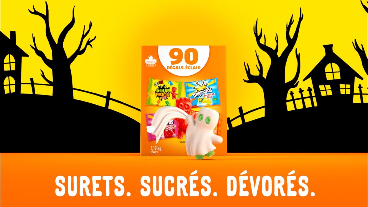 Maynards Halloween Pack 6 sec FR - Les Sour Patch Kids sont prêts pour les espiègles de l’Halloween