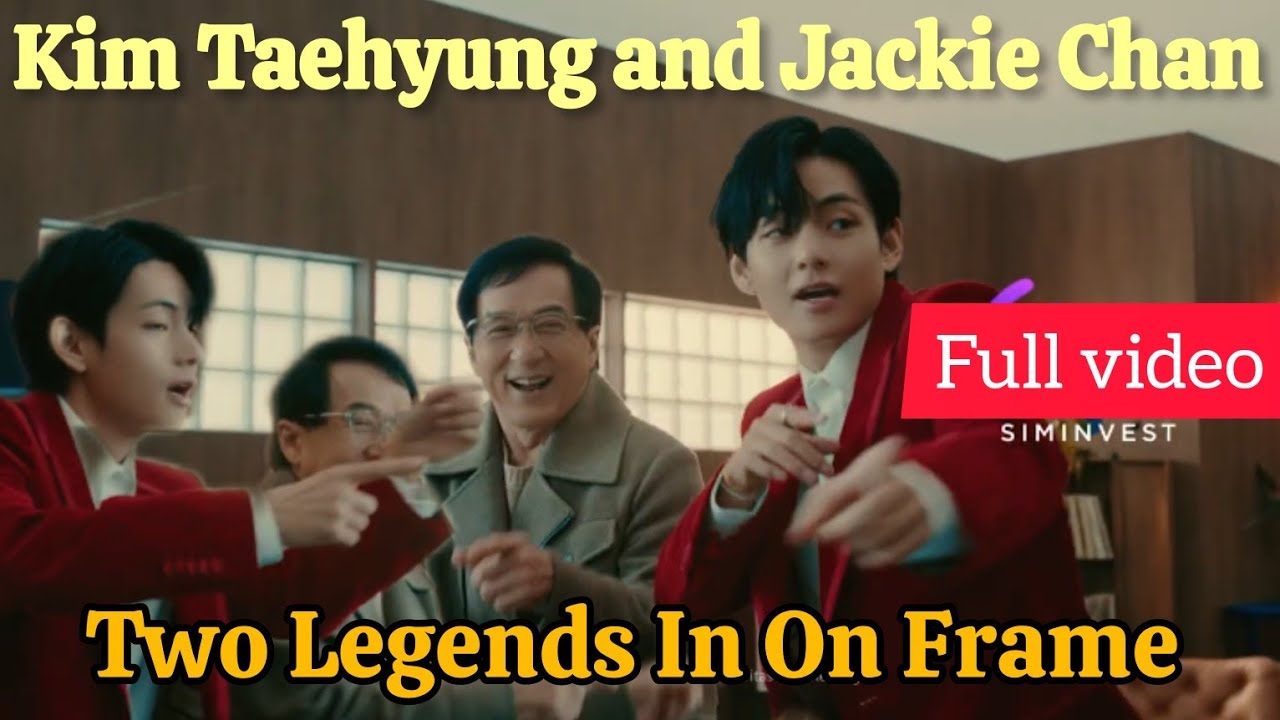 Kim Taehyung and Jackie Chan In One Video 🥰📸 V new Promotional Video 🐻💞