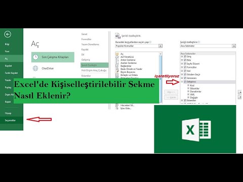 Excel’de Kişiselleştirilebilir Sekme Nasıl Eklenir? | 2021