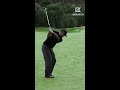 Huge Tiger divot after huge Tiger divot