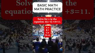 Solve For X In The Equation 2x5 311a4b7c9d12fypage civilserviceexam math mathskills