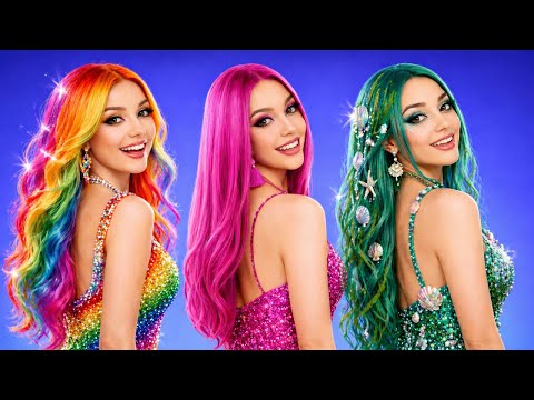 Trik Cepat Bercahaya! 🤯💖 Ide Rambut & Rias Wajah Mudah yang Bekerja dengan CEPAT 💅✨
