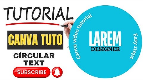 Create a Circular Text Animation in Canva Easy Tutorial!