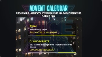 FIVEM AUTO MESSAGE - STANDALONE - GRAND RP STYLE - VICEX STUDIOS