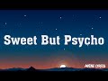 Ava Max - Sweet but Psycho (Lyric Video) | Toned and I, Anne-Marie,... | POP Musics