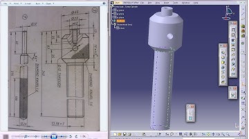 Catia V5 Tutorial|P3.2-Create Screw Jack|Screw Spindle|Mechanical Engineering Design