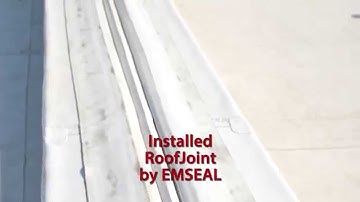 EMSEAL Watertight RoofJoint Installation