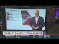 Georgia presidential election results at 3:00 a.m.