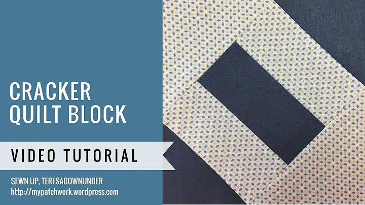 Cracker quilt block video tutorial