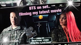 BTS on set🎥🎬 filming my latest MOVIE “PHOENIX” Profile