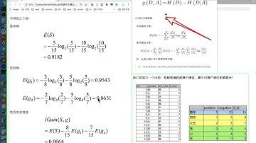 Python人工智能之决策树算法：11.5 信息增益（一）