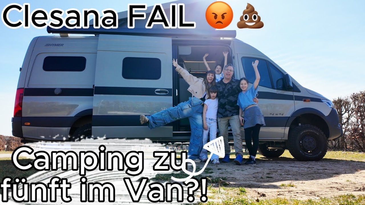 Camping-Desaster oder die beste Idee ever?! Unser Van-Test zu fünft