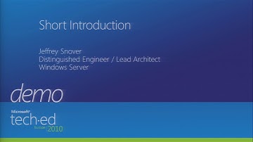 PowerShell for Beginners Teched 2010